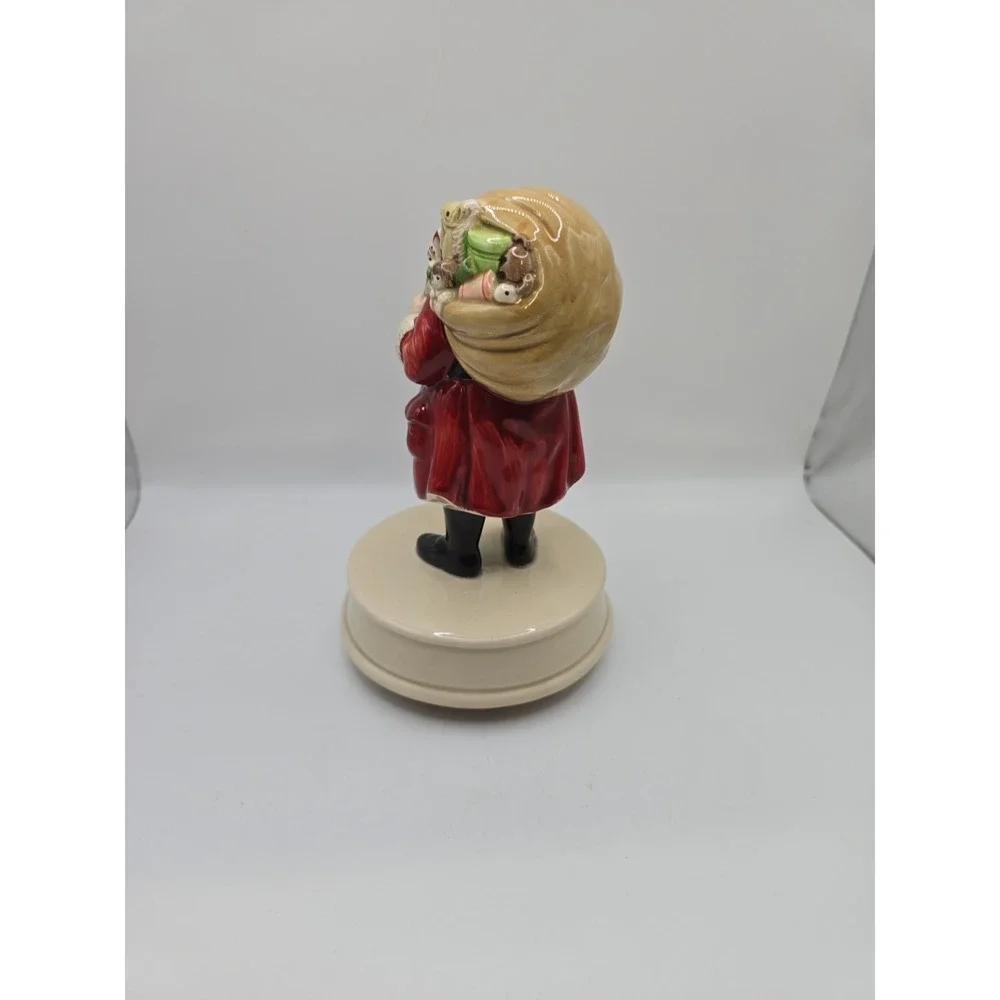 Musical Santa Otagiri Japan Vintage Christmas Plays Music & Spins 7in